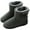 Grey, variant on Slipper Boots Women Winter Knit Booties Slippers Ladies Plush Lined Ankle Slippers Memory Foam House Shoes Indoor Outdoor Slippers