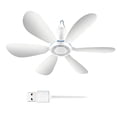 thumbnail image 1 of ZZHZGZ Clearance Sale Ceiling Fan for Cruise Portable Ceiling Fan Usb Powered Ceiling Fan with Remote Control 6 Hanging Fan for Camping Bed Rv Tent Room (Usb), 1 of 6