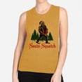 thumbnail image 2 of Santa-Squatch Women's Muscle Tank X-Small Antique Gold, 2 of 5
