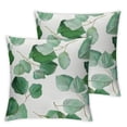 thumbnail image 2 of Acheng Eucalyptus Ginkgo Biloba Pillow Covers Set of 2,Modern Sofa Throw Pillow Cover,Pillow Cases Cozy Soft Decorative Couch Cushion for Chair Sofa Bedroom Living Room Home Ideal Decor White, 2 of 6