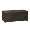 Toomax 145 Gallon Florida Multi-functional Outdoor Shed Storage Deck Box, Brown