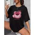 thumbnail image 4 of Playera Manga Corta Oversizee Mujers Strawberry Bear Iotso, 4 of 8
