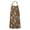 Brown Skull Marigold, variant on Black White Cat Moon Star Pattern Apron-Garden Aprons for Women with Pockets-Cotton Linen Waterproof Kitchen Cooking Gardening Aprons Adjustable for Kitchen,Cooking,BBQ and Salon 33x27 Inch