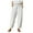 White, variant on Summer Pants for Women Solid Pocket Elastic Waist Loose Casual Harem Pants Clothes for Women Work Hiking Travel Wide Trousers Pant Jean Casual Compression Dress Travel Yoga White 2XL