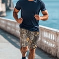 thumbnail image 6 of Yuyamidu Hunting Camo Men's Swim Trunks Quick Dry Comfortable Board Shorts with Pockets Elastic Waist Swimwear for Outdoor Water Sports Beach Surfing Swimming and Summer Vacation Man S, 6 of 8