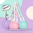 thumbnail image 2 of 10-32cm Diameter Circular Cutting Tool for Paper Highs Accurately Craft Cutting Tools for Art DIY Crafts, 2 of 5