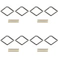 thumbnail image 1 of 40 Paire Boîte de Commutation Cassette Réparateur Tige de Soutien Électricien Câblage Interne 86mm Boîte de Commutation Outil de Réparation Écrou Fixe de Cassette de Fond (Type de Cadre en Acier), 1 of 6