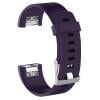 Correa de pulsera de silicona para reloj Fitbit Charge 2 (Deep Purple L) WDOplteas Para estrenar