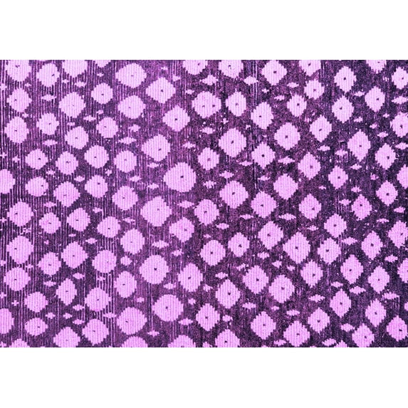 Ahgly Company Indoor Rectangle Abstract Purple Modern Area Rugs, 2' x 5'