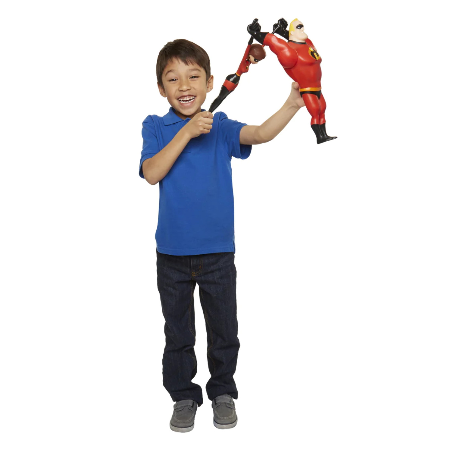 Incredibles 2 Power Couple Mr. Incredible and Elastigirl 12" Action Figures with Slingshot Feature - image 5 of 6