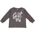 thumbnail image 3 of Inktastic Tractor Girl Girls Long Sleeve Toddler T-Shirt, 3 of 5