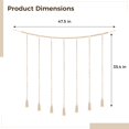 thumbnail image 4 of Boho Hanging Photo Display with Clips, 120 cm Long Wall Decor, String Light Picture Hanger with 30 Wooden Clips, Perfect for Bedroom, Living Room, and Cozy Spaces, 4 of 5