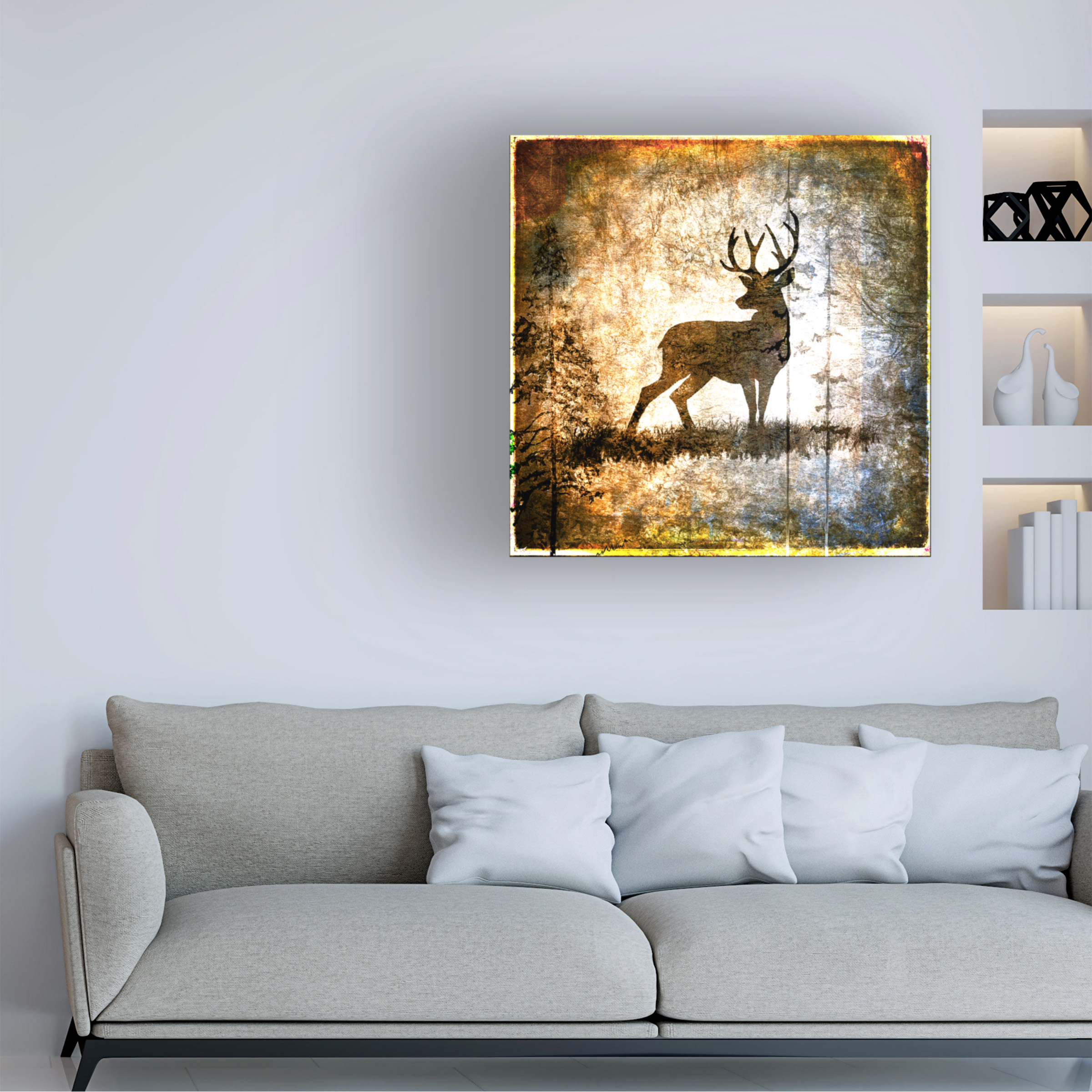 LightBoxJournal 'High Country Deer' Canvas Art