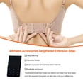 thumbnail image 4 of Rallonge de Bretelle Rallonges de Soutien-Gorge 3 Rangées 3 Crochets Femmes Boutons d'Expansion Accessoires Ajustables Multicolore Allongé Remplacement du Dos sous-Vêtements Lingerie sous-Vêtements Noir, 4 of 6