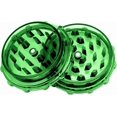 thumbnail image 1 of OWLSTEM 3 inch-Grinder, Green-Translucent, 2-Layer Grinder with Magnetic Lid, Compact & Portable, Suitable for Kitchen Use, 1 of 4