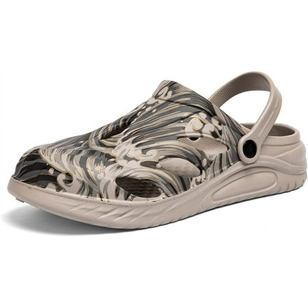 Men s Fashion Breathable Muller Shoes Soft and Comfortable Garden Clogs Ethnic Wind Ride The Wind and Break The Wave Summer Shoes Water Sandals
