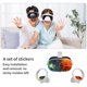 thumbnail image 4 of Inteprter Juego de pegatinas protectoras para controlador de auriculares VR para Quest 2, pegatina de cubierta de auriculares VR de piel de PVC para Type11 NO11, 4 of 6