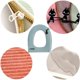 thumbnail image 2 of uds., cubierta de asiento de inodoro con cremallera, tapa de inodoro estándar, círculo de lavado con asa, cojín de tapa caliente, grosor suave para baño esquí esquí Gafas de esquí, 2 of 5
