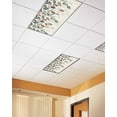 thumbnail image 2 of Fluorescent Light Covers for Ceiling Lights 4 Pack, Teal Brown Botanical Magnetic Ceiling Light Covers 2x4ft for Classroom Office School, Pastoral Fall Weeping Maple Leaf Drop Ceiling Light Shade, 2 of 7