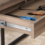 Sauder Transit L Desk, Salt Oak Finish