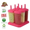 thumbnail image 7 of 6 Piece Diy Ice Pop Mold Set With Lids & Sticks, Reusable Bpa-Free Molds With Storage Holder, Perfect For Homemade Popsicles, Ice Cream, Sorbet & Frozen Treats For, 7 of 7