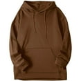 thumbnail image 4 of Sudaderas con capucha de gran tamaño para mujer, sudaderas con estampado de alces de Navidad de manga larga con bolsillo, Tops con cordón Fridja FKASFK5202, 4 of 4