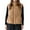 Khaki#023, variant on Xyxonk Womens Corduroy Puffer Vest Stand Collar Zip Snap Button Sleeveless Warm Waistcoat Padded Gilet,Gray L