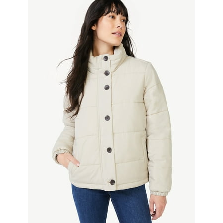Free Assembly Women's Puffer Jacket