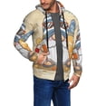 thumbnail image 2 of Naloa Hello Summer Cute Gnome Men’s Hoodies, Zip up Hoodie, Sweatshirts,Hoodies for Men Sizes S-3XL-Medium, 2 of 5