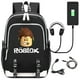 thumbnail image 2 of Mochilas escolares multifunción con carga USB para niños, niños y adolescentes, mochilas escolares de viaje para ordenador portátil, 2 of 4