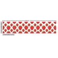 thumbnail image 3 of Ambesonne Strawberry Fabric by the Yard Upholstery, Red Berry Fruits Art, 10 Yards, Scarlet and Fern Green, 3 of 5