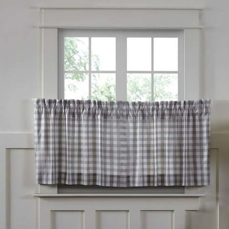 August Grove Caulder Buffalo Check Lined Tier Cafe Curtain Set Of 2 August Grove Caulder Buffalo Check Lined Tier Cafe Curtain Set Of 2 Com