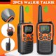 thumbnail image 2 of Radio Walkie Talkie portátil, 22 canales, 10 Km, Uhf, 400-470 Mhz, transceptor de comunicación de largo alcance de banda Dual, 2 uds., 2 of 5