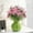 #215Hot Pink, variant on Artificial Flower Bouquets for Living Room Decor Centerpiece, Realistic Silk Floral Arrangements for Home Accents Table, Faux Bloom Decoration for Dining Room Shelf Mantel Gift