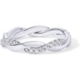 thumbnail image 5 of 14K Gold Plated Cubic Zirconia Twisted Rope Eternity Band for Women_Special Gift, 5 of 5