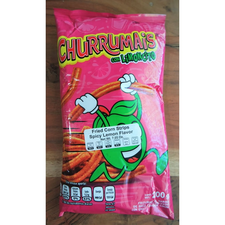 Churrumais Limon. Mexican Lemon Chips 6.53oz - Walmart.com