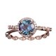 thumbnail image 1 of Anillos de la Mujer Promesa de Boda Vintage con Creado Cocktail Anillo de Promesa, 1 of 8