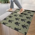 thumbnail image 4 of Green Bigfoot Pattern Door Rugs,Washable Non Slip Door Mats Indoor,Decorative Door Mats,Entry Mat Indoor for Entrance,Bedroom,Kitchen,Bathroom,17"x30", 4 of 6