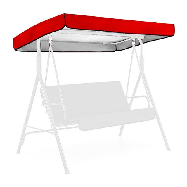 Hbdhejl Replacement Shade Cover For Swing Seat 3 Seater Garden Swing Cover Rainproof Garden Patio Outdoor Rainproof Swing Shade Cover Replacement Shade Cloth