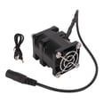 thumbnail image 1 of Heat Dissipation Fan, Infinite Variable Speed 12V Cooling Fan Thickened Metal Frame  Stability Energy Saving  For Motherboard For Circuit Board ANGGREK Infinite Variable Speed Cooling Fan, 1 of 8