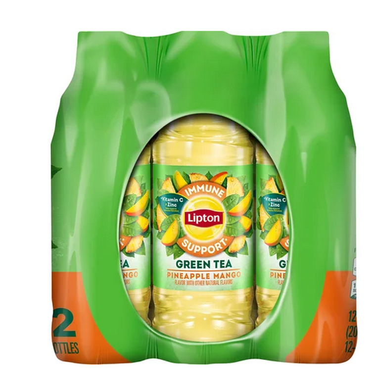 Lipton Diet Iced Tea Immune Support Pineapple Mango Green Tea (12-pack)