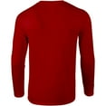 thumbnail image 4 of Gildan Mens Soft Style Long Sleeve T-Shirt, 4 of 5