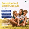 thumbnail image 3 of Forest Leaf 50000IU Vitamin D3 Bone Strength & Immune Support Supplement, 120 Capsules, 3 of 10