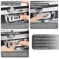 thumbnail image 4 of Large Medication Lock Aluminium Alloy Medicine Key Lock Box for Home and Travel Medicine Lock Box, Medicine & Money, Black 11.2 X 8 X 3.9 inches, 4 of 7