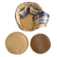 thumbnail image 4 of Small Animal Bed Sleeping Cushion Nest Bedding Mats for Hedgehog, Guinea Pig, Ferret, Squirrel, Cage Accessories ( Brown ), 4 of 10