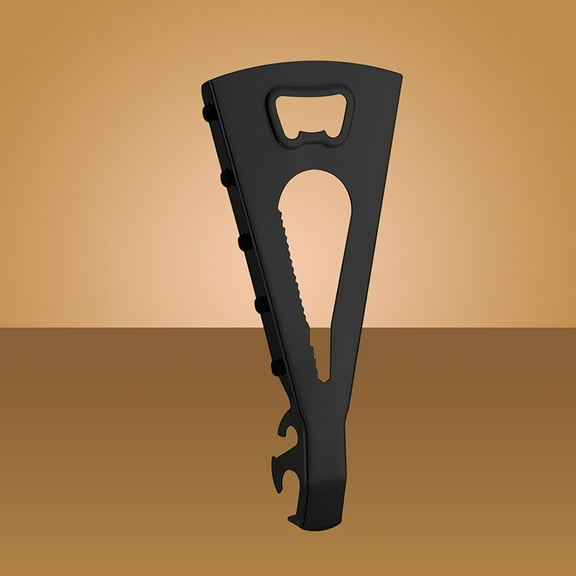 YiBai Multifunctional Can Opener Fruit Tin Can Opener Beer Bottle Opener Bottle Opener Kitchen Gadget,Black