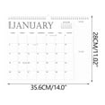 thumbnail image 5 of HaoXun 18-Month Calendar January 2026 - June 2027 with Twin Binding Hanging Hook - Watercolor Art Planner for Wall, Desk, Fridge Use, 5 of 8