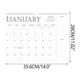 thumbnail image 5 of Calendario de pared de 18 meses 2026-2027 (enero a junio) | Diseños mensuales con acuarela | Encuadernación doble con gancho para colgar | Papel grueso resistente a la tinta | Sección de notas y marc, 5 of 5