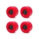 thumbnail image 1 of Sonducket 4 piezas de rueda de patín, componentes rodantes de repuesto, accesorios modificados, ruedas gruesas para patines, accesorio deportivo patinar Rojo, 1 of 6