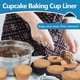 thumbnail image 4 of Muffin Liners for Baking - 50pcs Brown Thick Jumbo Cupcake Liners Baking Supplies, Extra Large Size Unbleached Parchment Paper Sheets Cute Cups, Greaseproof Pan Liner Wrappers Kitchen Accessories, 4 of 5